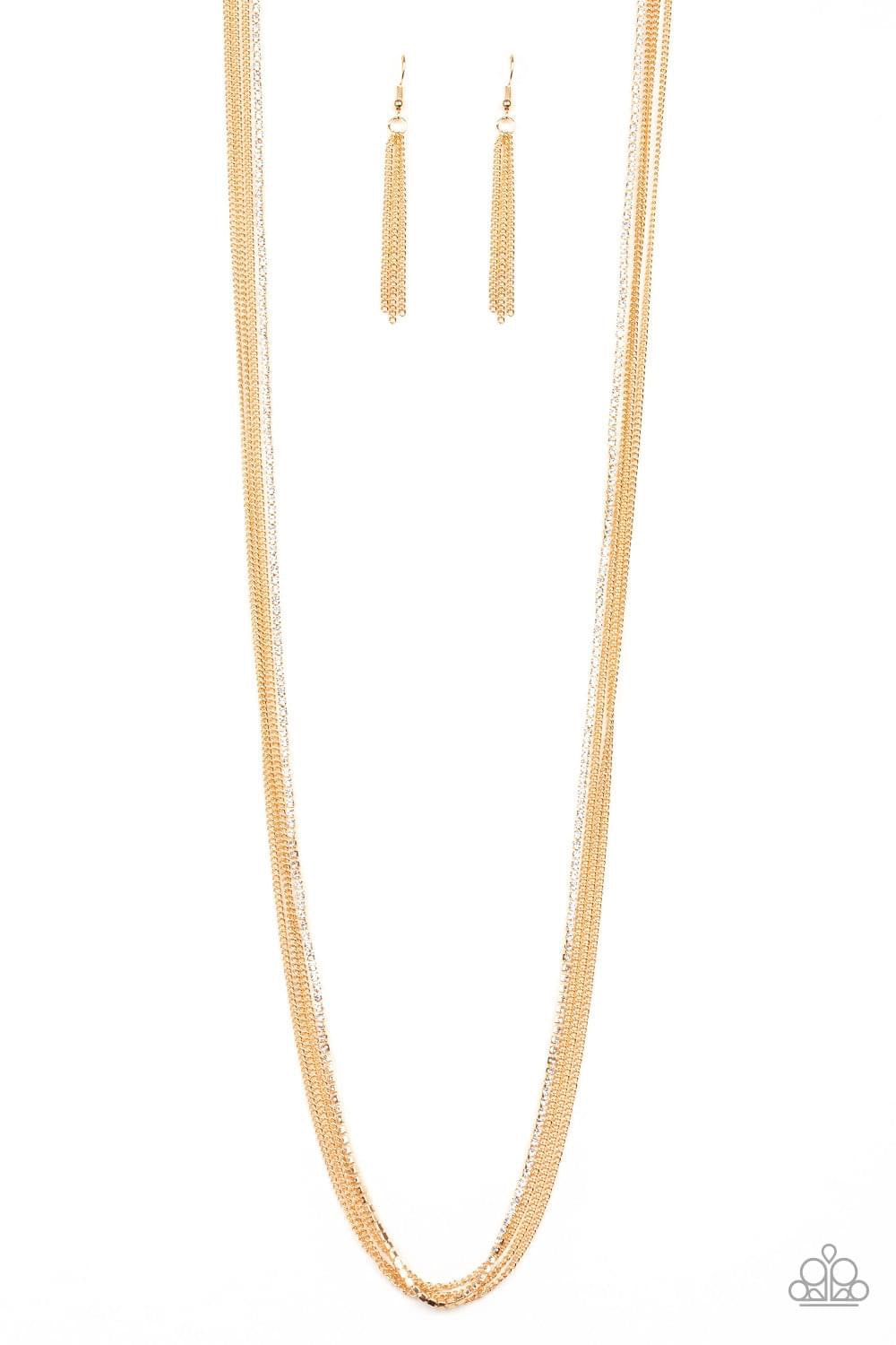 Paparazzi- SLEEK and Destroy - Gold NECKLACE