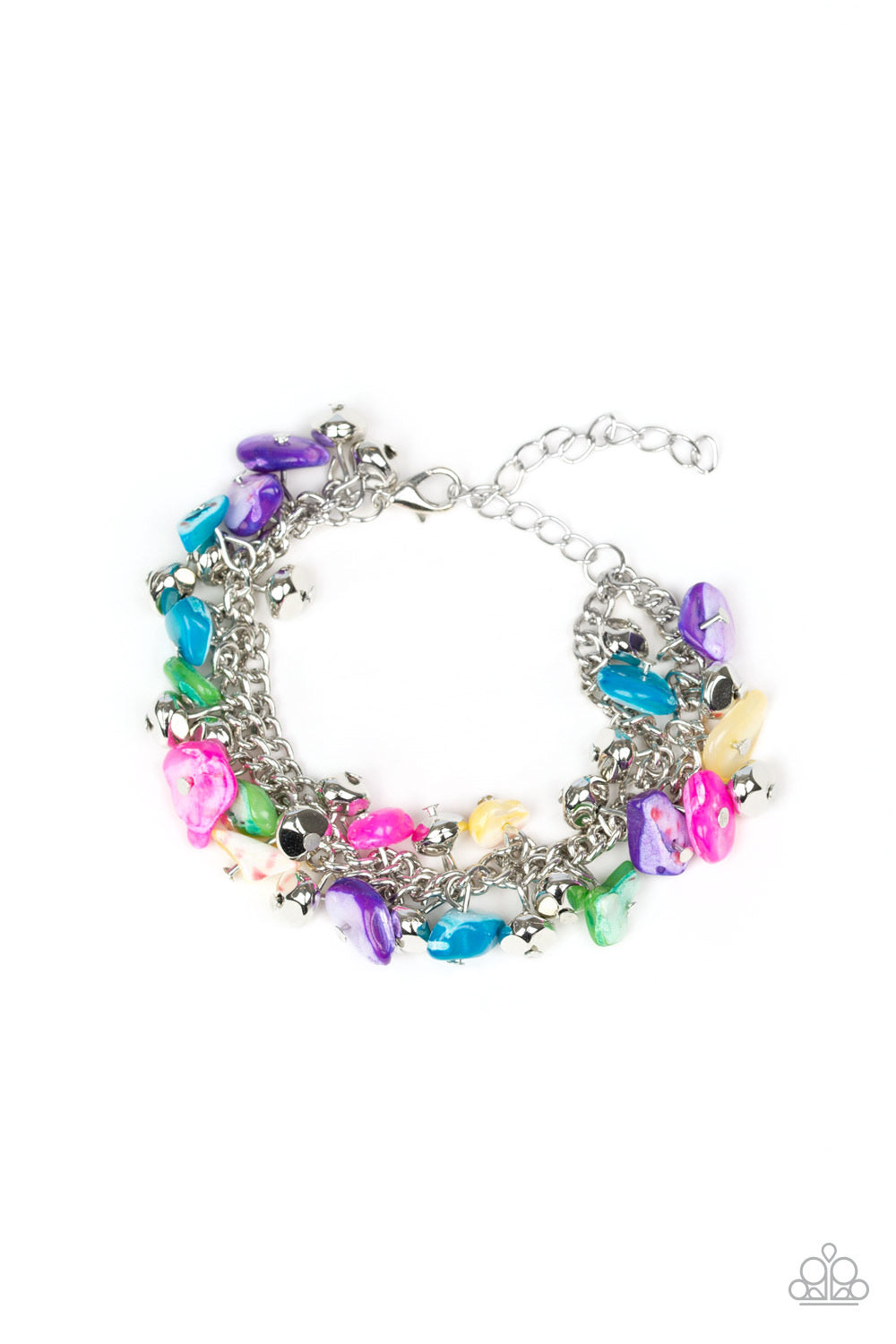 Paparazzi - Pebble Pioneer Multi Necklace and Plentiful Pebbles - Multi Bracelet