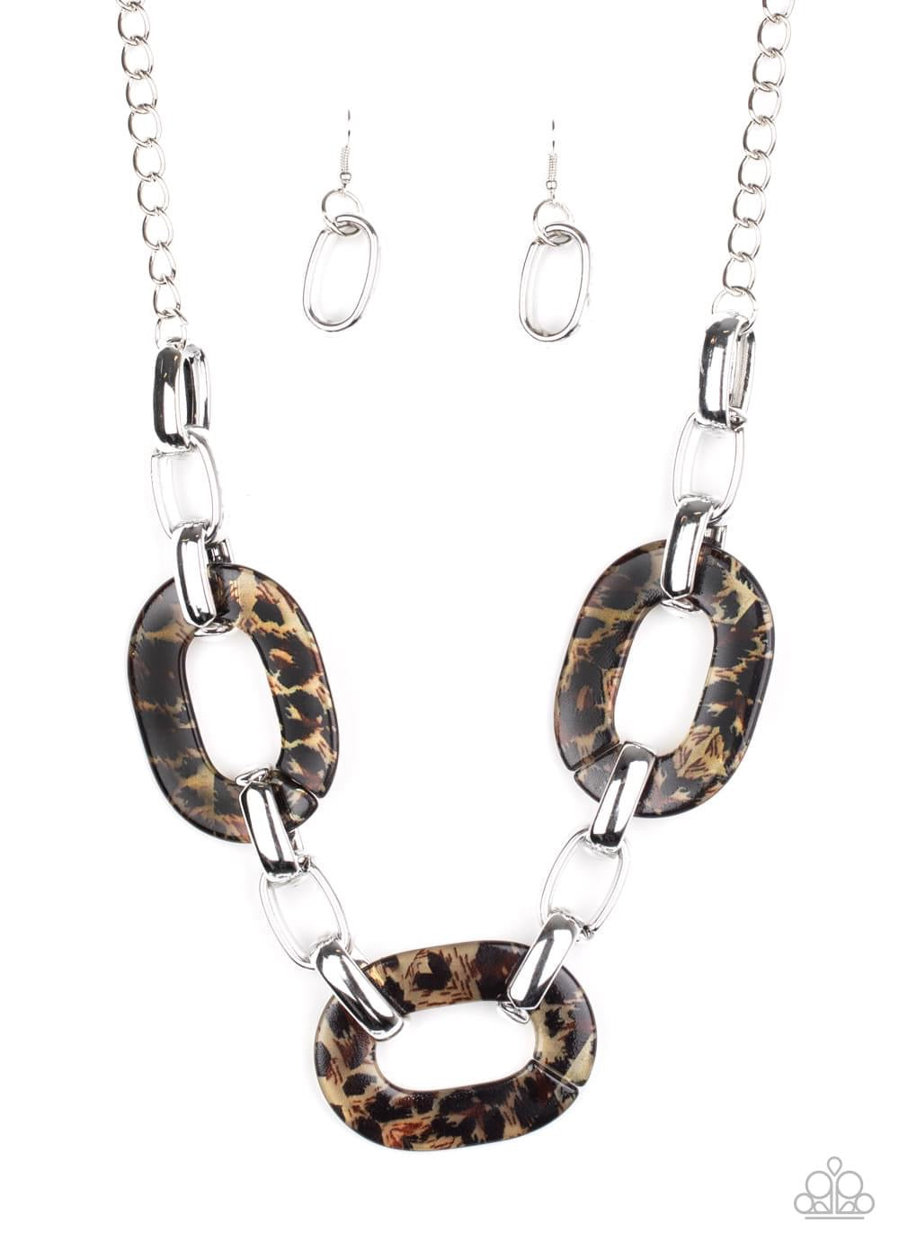 Paparazzi - Sink Your Claws In - Brown Necklace