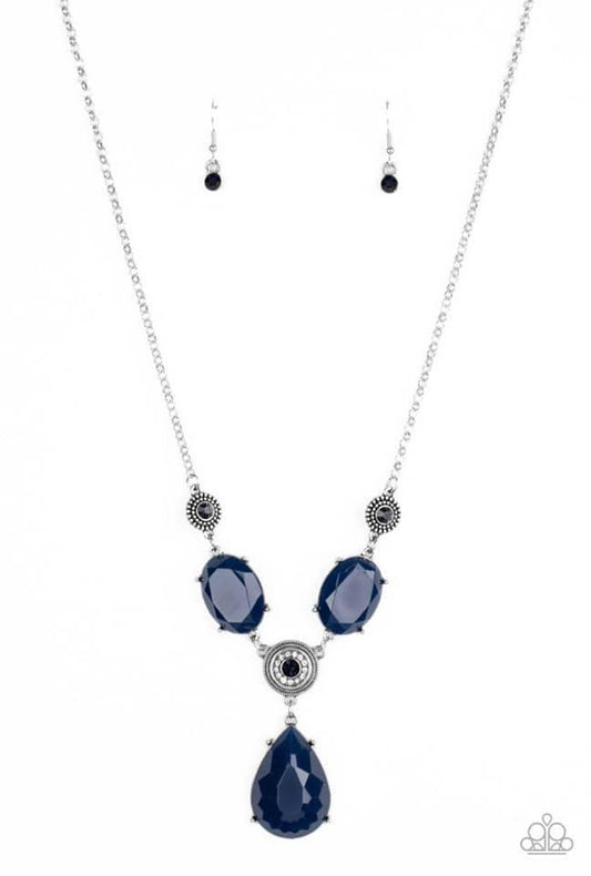 Paparazzi - Heirloom Hideaway - Blue Necklace