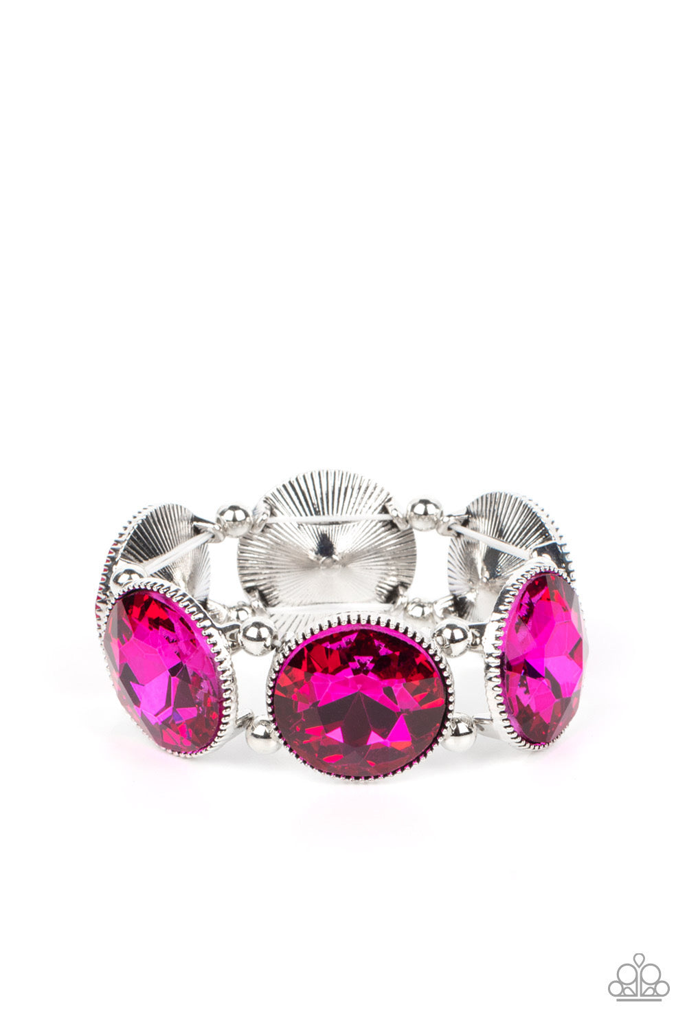 Paparazzi - Powerhouse Hustle - Pink Bracelet