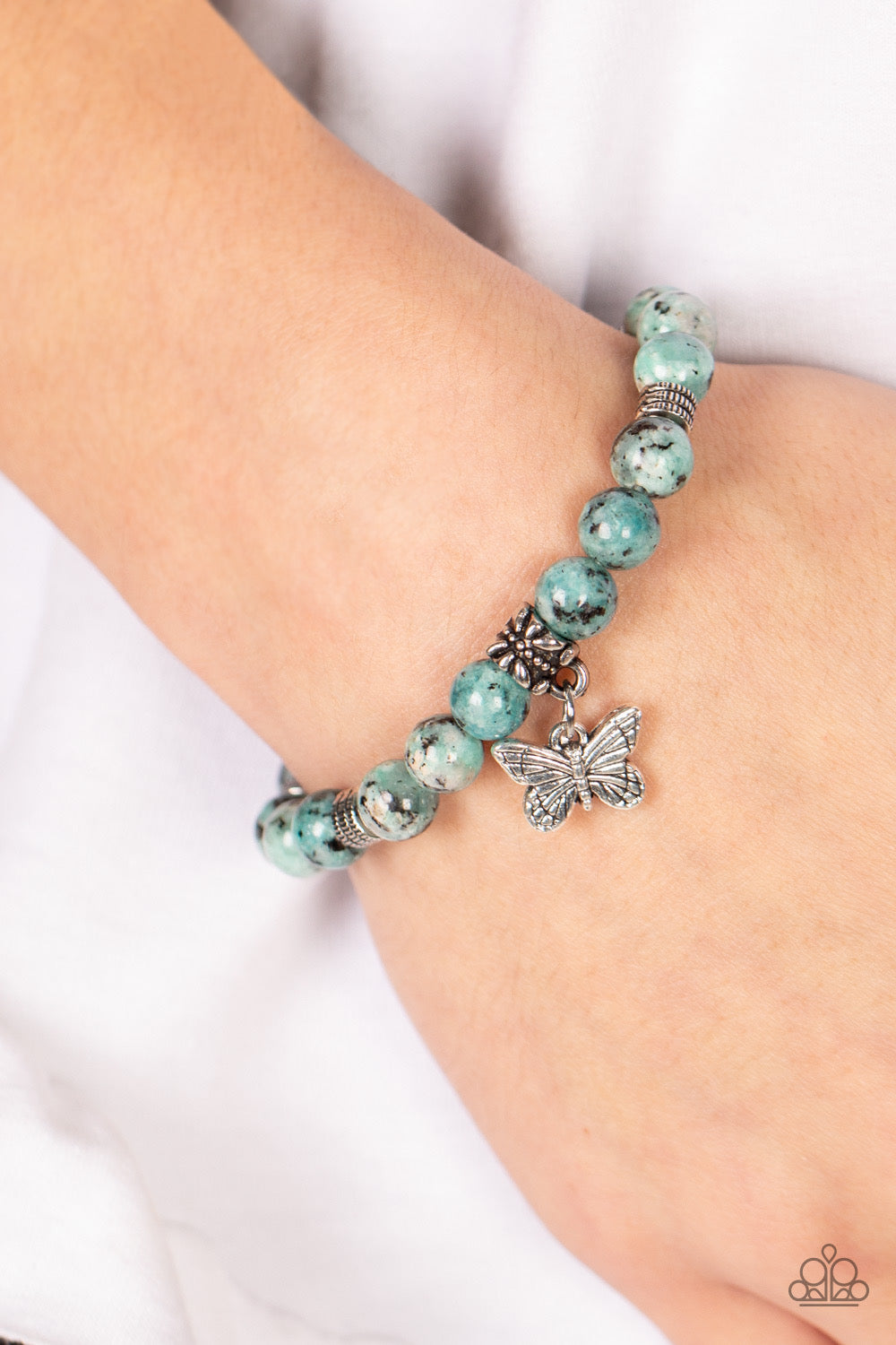 Paparazzi - Butterfly Nirvana - Blue Bracelet