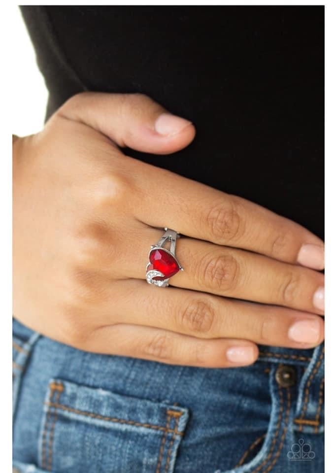 Paparazzi - Romantic Reverie Red Ring