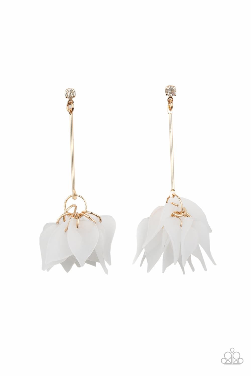 Paparazzi - Suspended In Time - Gold Earrings