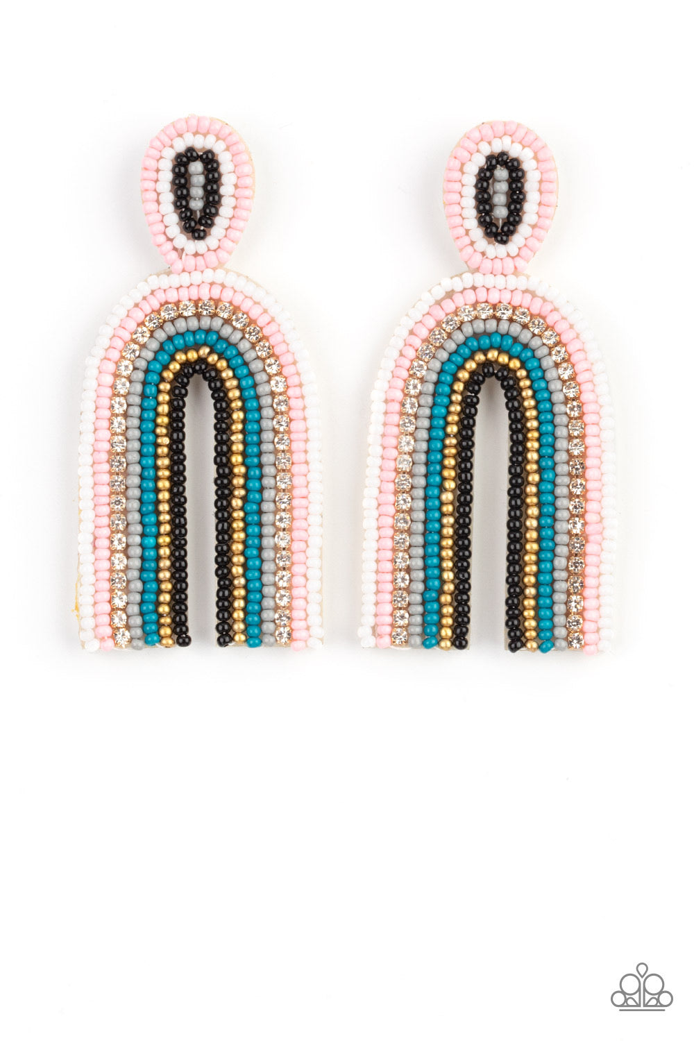 Paparazzi - Rainbow Remedy - Multi Post Earrings