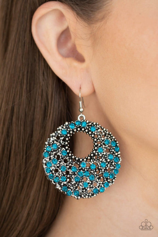 Paparazzi- Starry Showcase - Blue Earrings