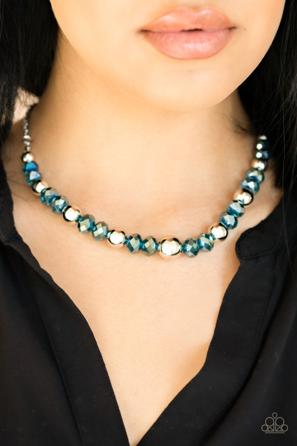 Paparazzi - Jewel Jam - Blue Necklace