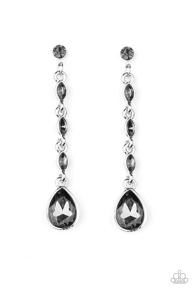 Paparazzi - Must Love Diamonds Silver Earrings