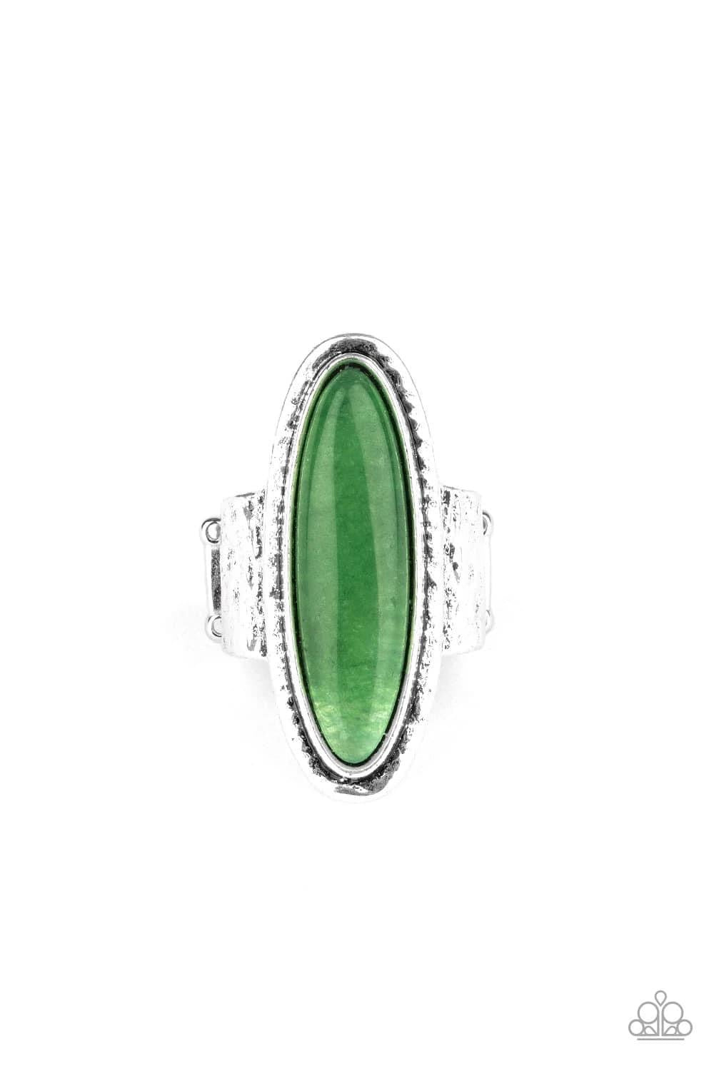 Paparazzi- Stone Mystic Green Ring