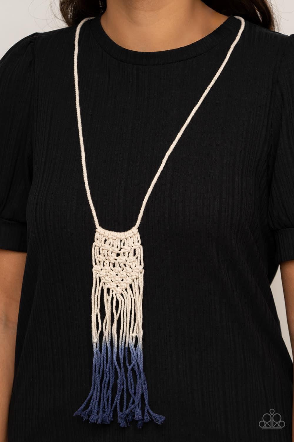 Paparazzi- Surfin the Net Blue Necklace