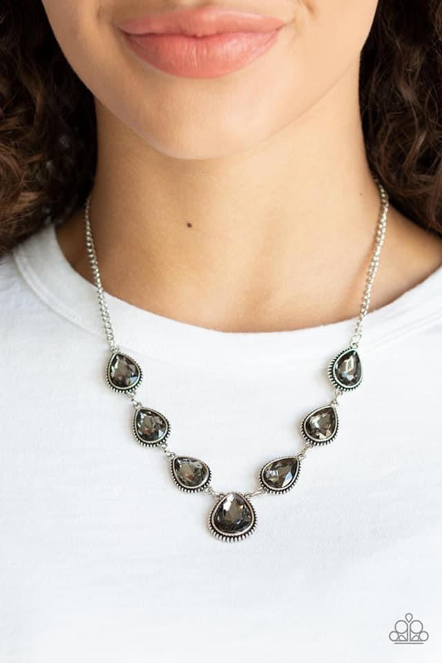 Paparazzi - Socialite Social - Silver Necklace