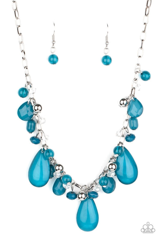 Paparazzi - Seaside Solstice Blue Necklace