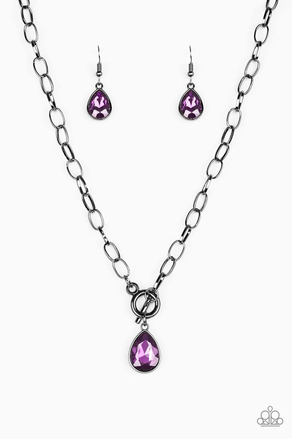 Paparazzi - So Sorority Purple Necklace