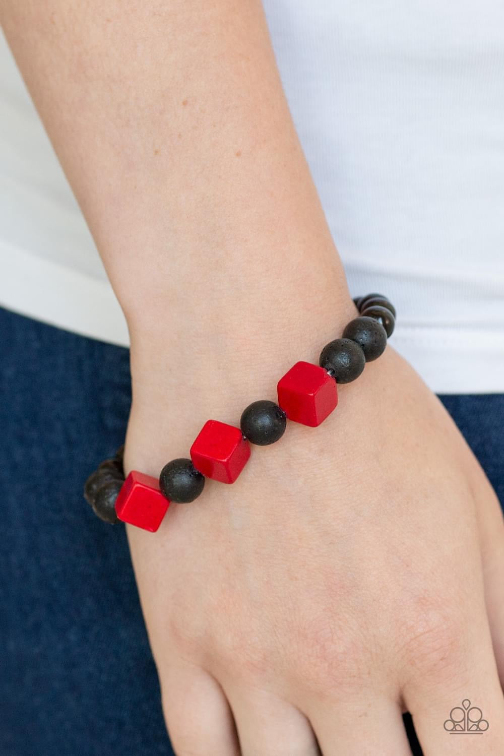 Paparazzi - Purpose Red Urban Bracelet