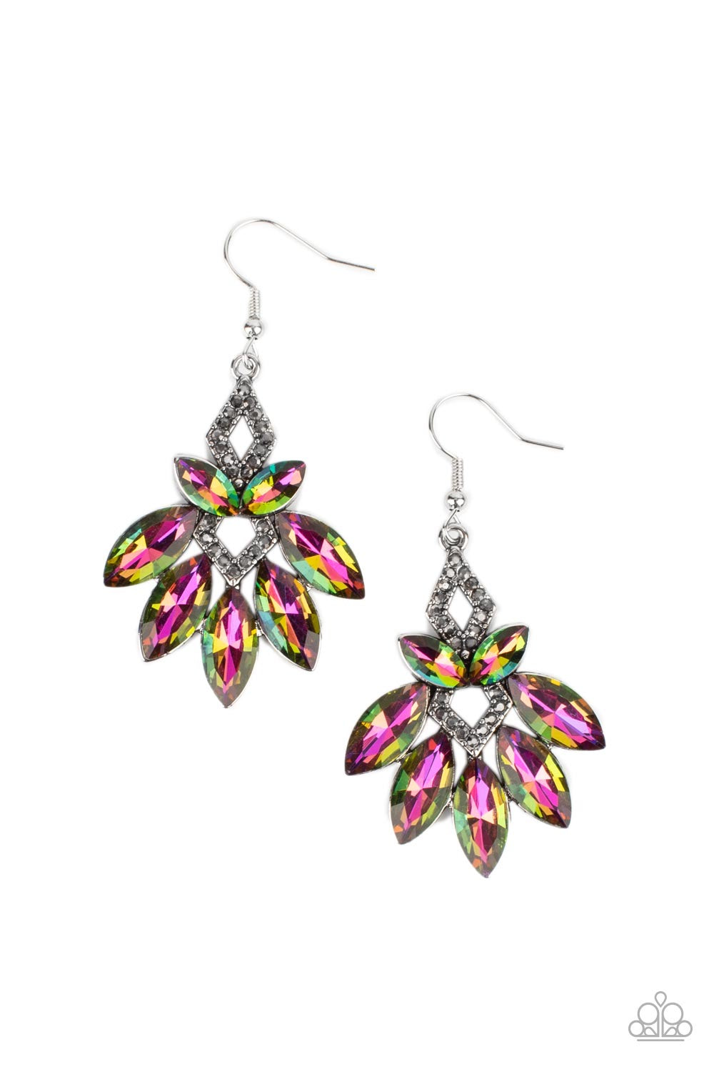 Paparazzi - Galaxy Grandeur - Multi Earrings