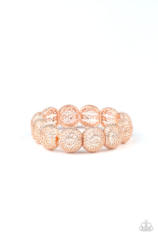 Paparazzi - Obviously Ornate - Rose Gold Bracelet