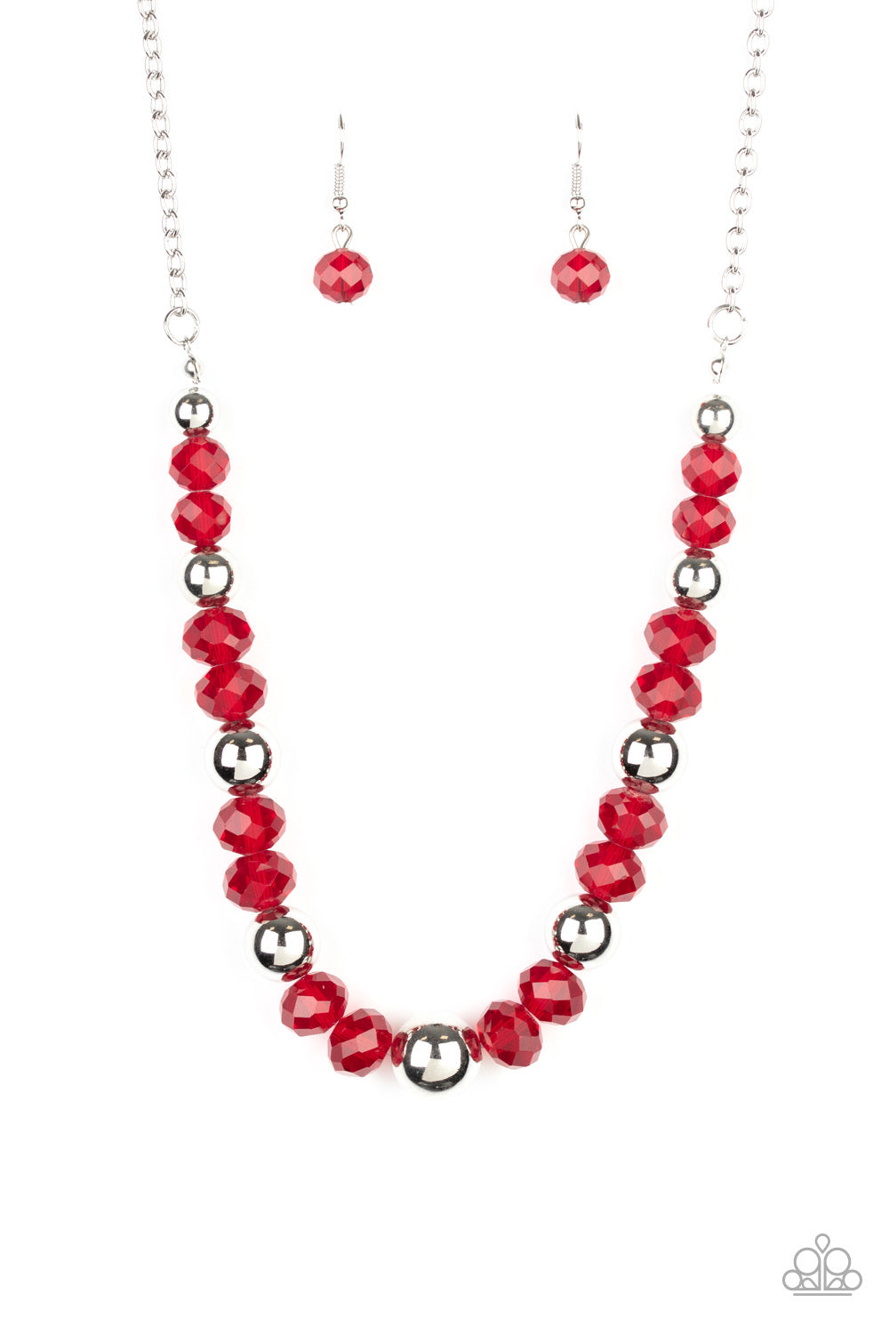 Paparazzi - Jewel Jam - Red Necklace