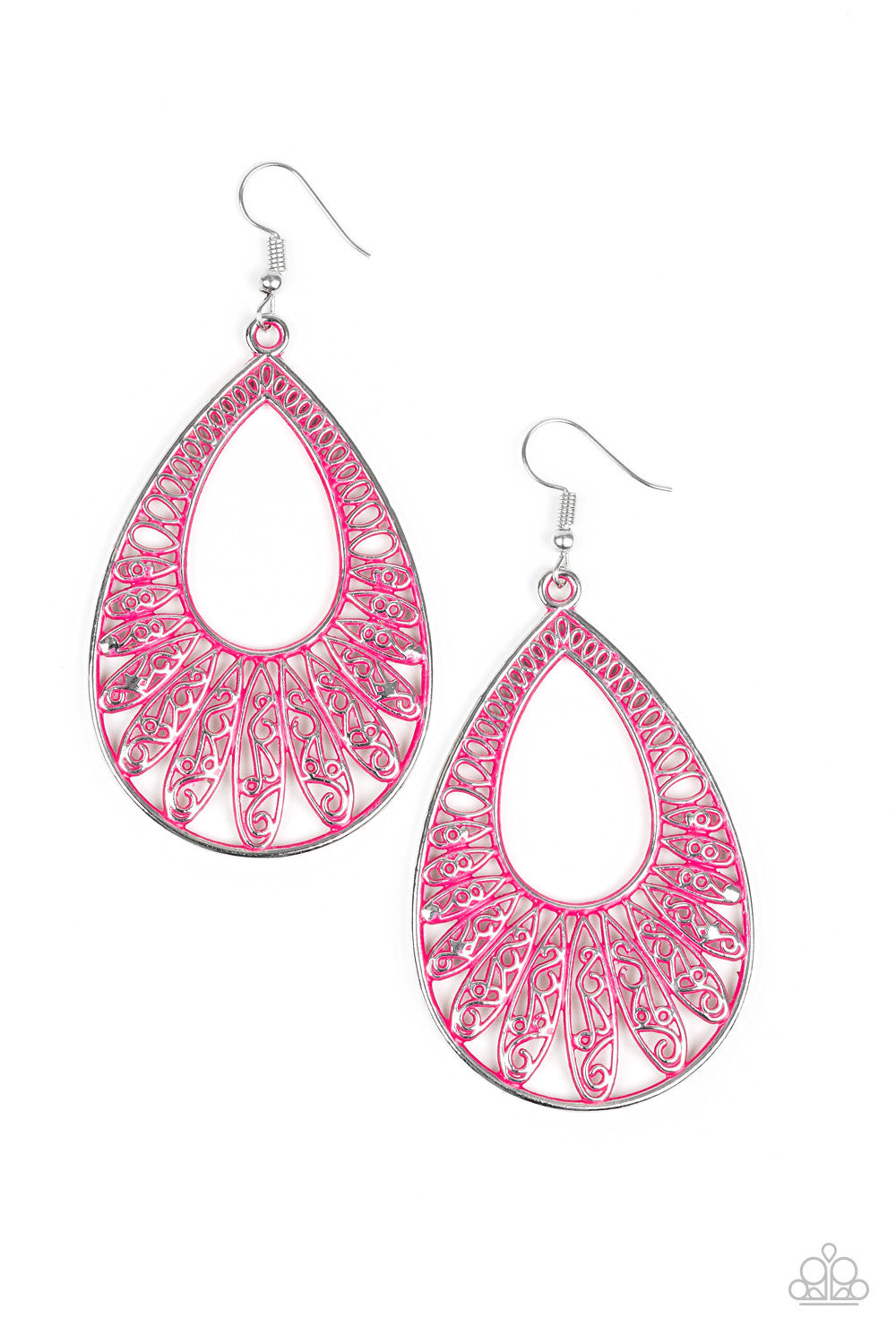 Paparazzi - Flamingo Flamenco - Pink Earring