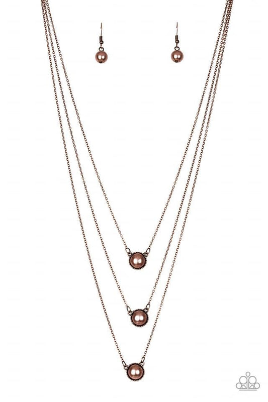 Paparazzi - A Love for Luster Copper Necklace