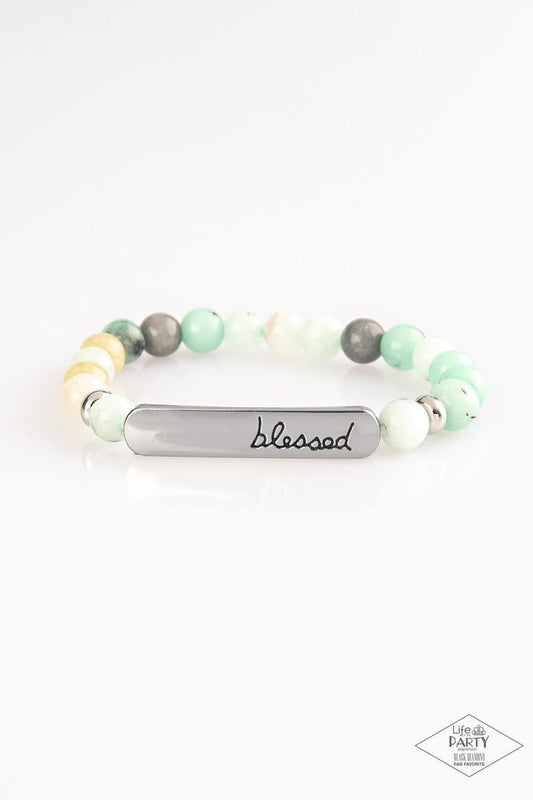 Born Blessed Green Urban Bracelet