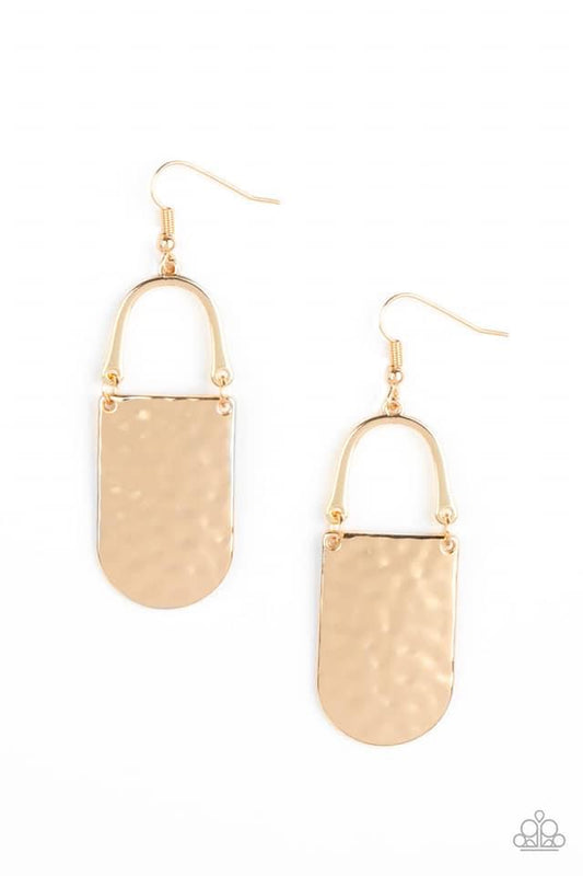 Paparazzi - Resort Relic Gold Earrings