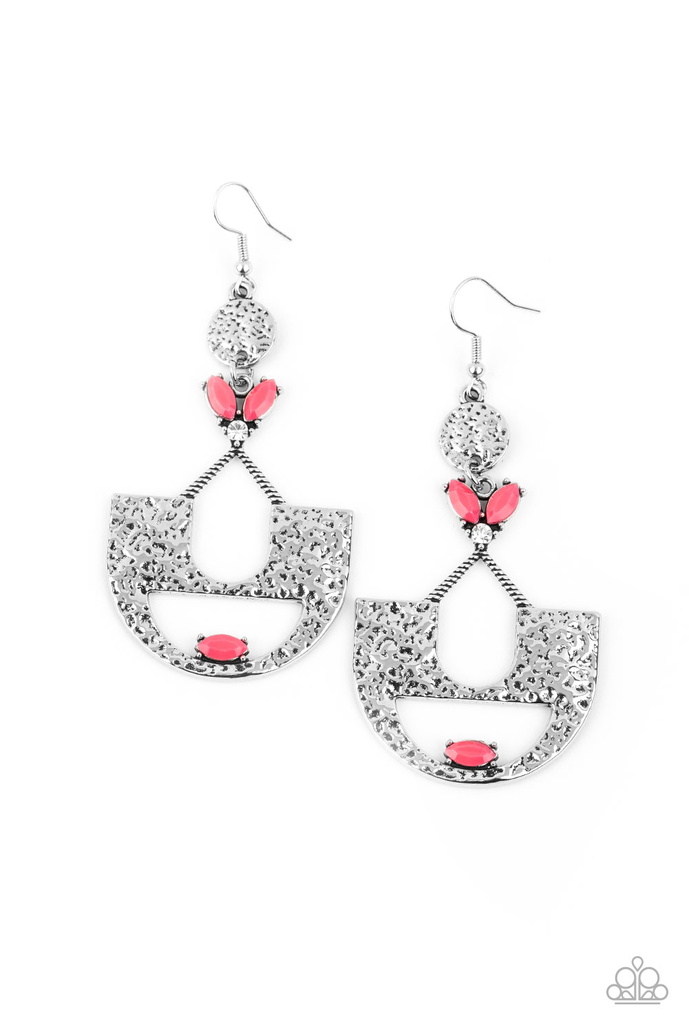 Paparazzi- Modern Day Mecca - Pink Earrings