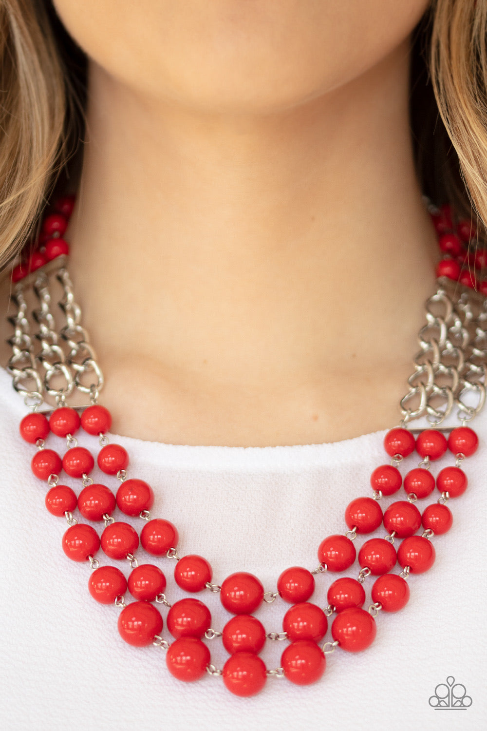 Paparazzi- A La Vogue Red Necklace