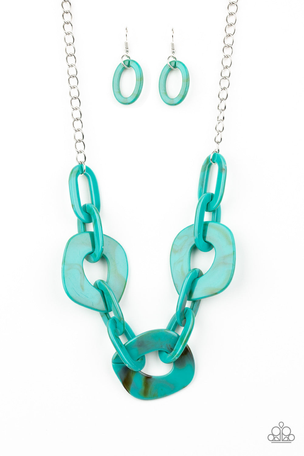 Paparazzi - Courageously Chromatic - Blue Necklace