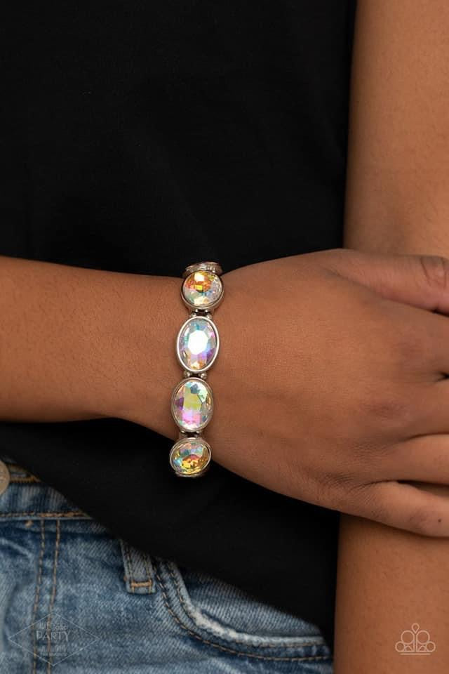 Paparazzi- Diva In Disguise Iridescent Multi Bracelet