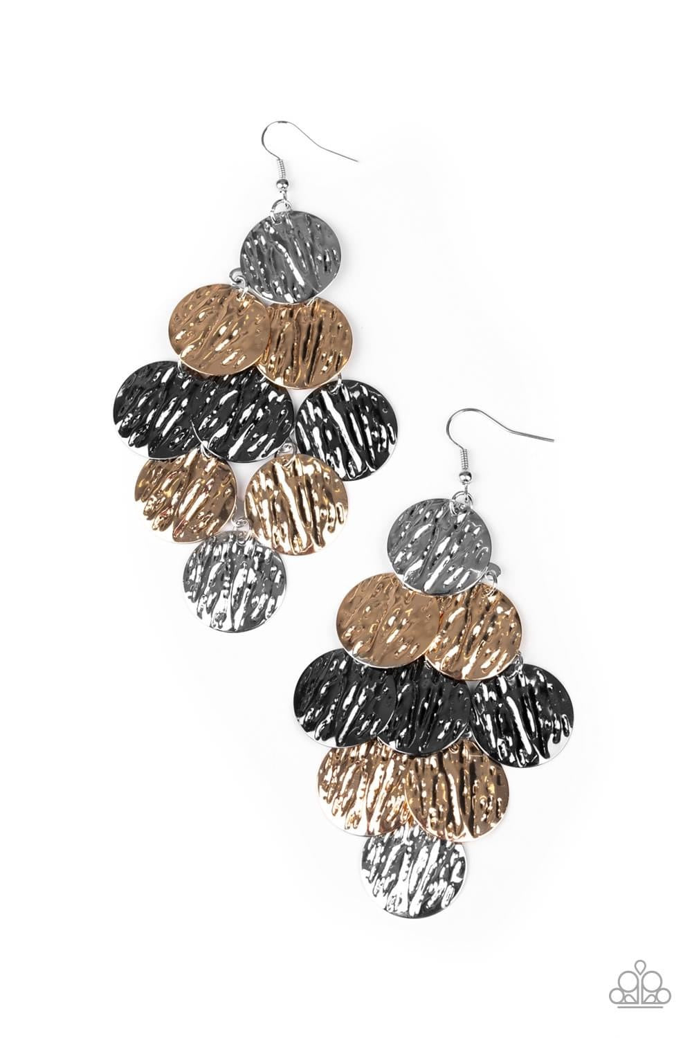 Paparazzi- Uptown Edge Multi Earrings