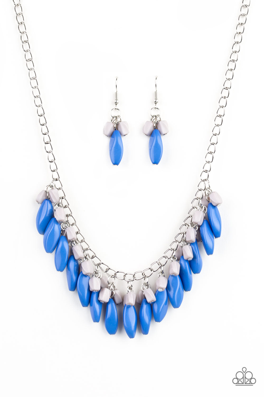 Paparazzi - Bead Binge - Blue Necklace