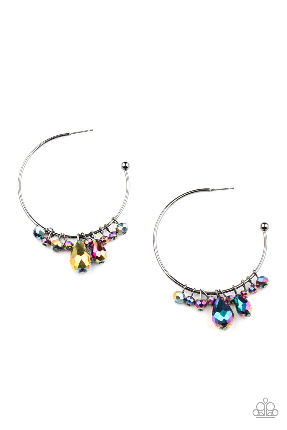 Paparazzi - Dazzling Downpour - Multi Earrings