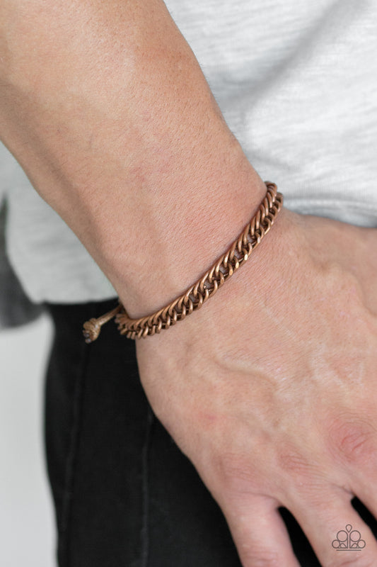 Paparazzi - AWOL - Copper Urban Bracelet