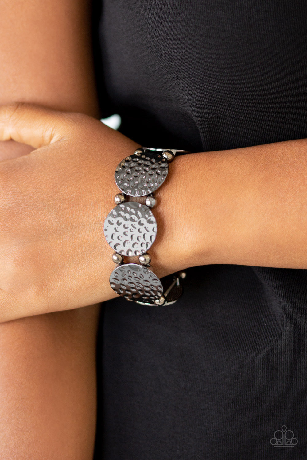 Paparazzi- GLISTEN and Learn - Black Bracelet