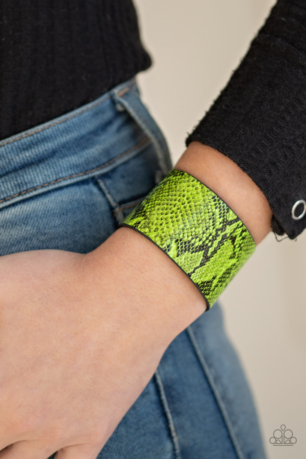 Paparazzi - Its a Jungle Out There - Green Urban Bracelet