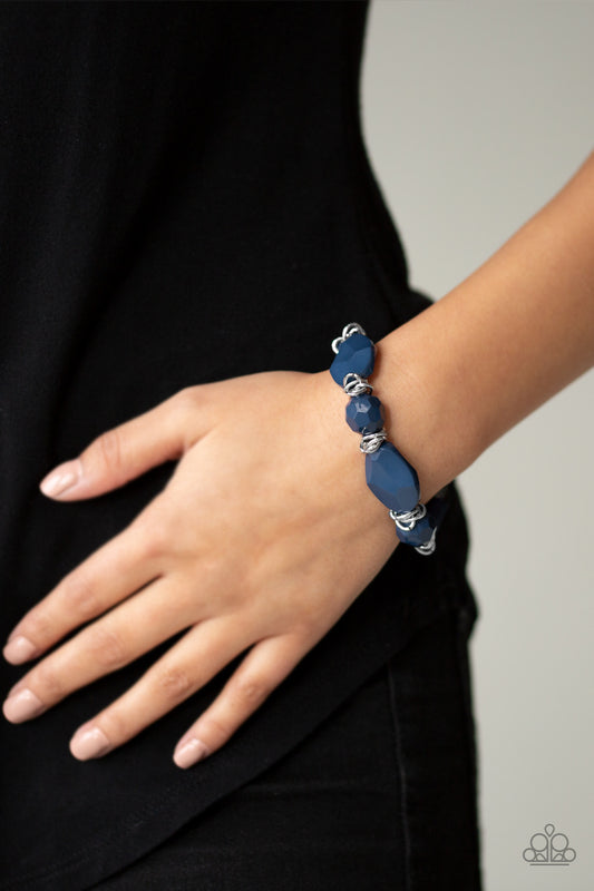 Paparazzi - Savor The Flavor - Blue Bracelet