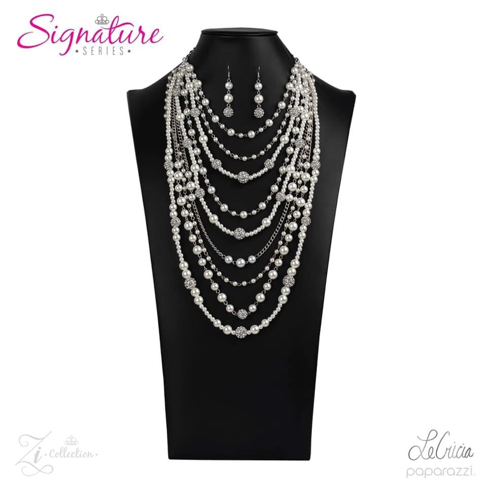 Paparazzi- The Lecricia Pearl Zi Collection Necklace