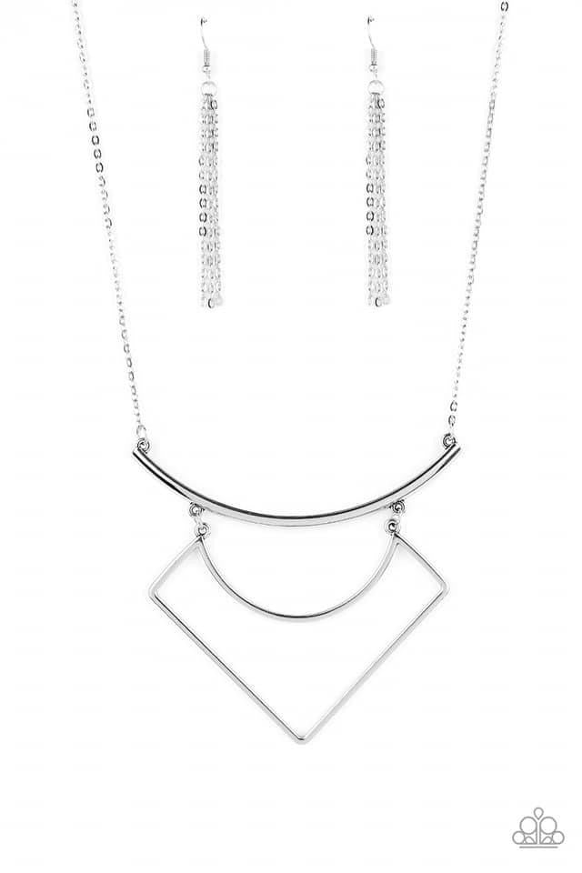 Paparazzi - Egyptian Edge - Silver Necklace