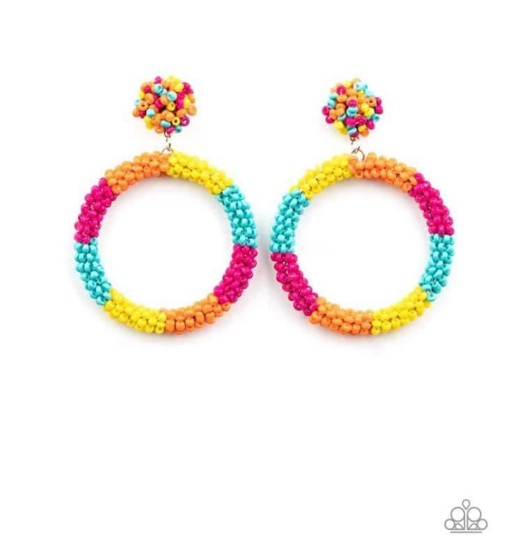 Paparazzi- Be All You Can BEAD - Multi Earrings