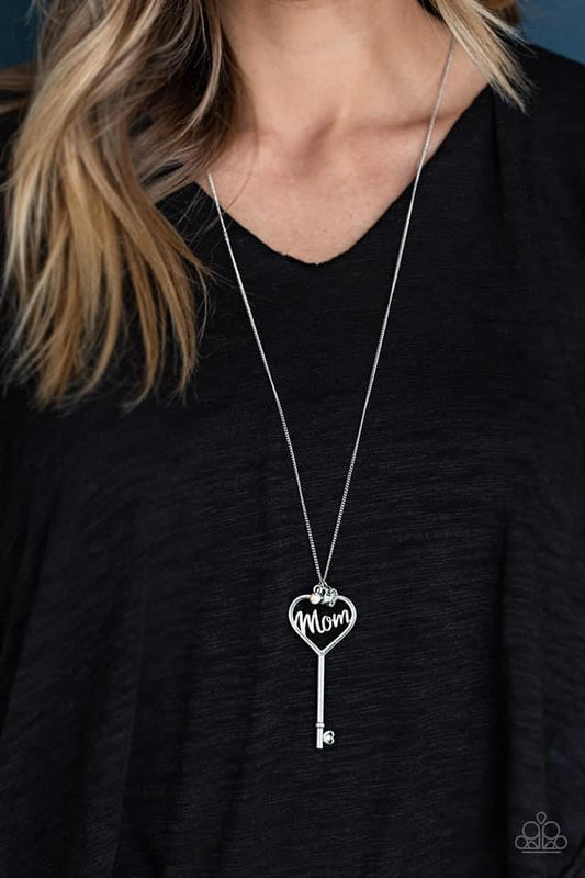 Paparazzi- The Key to Moms Heart - Multi Necklace