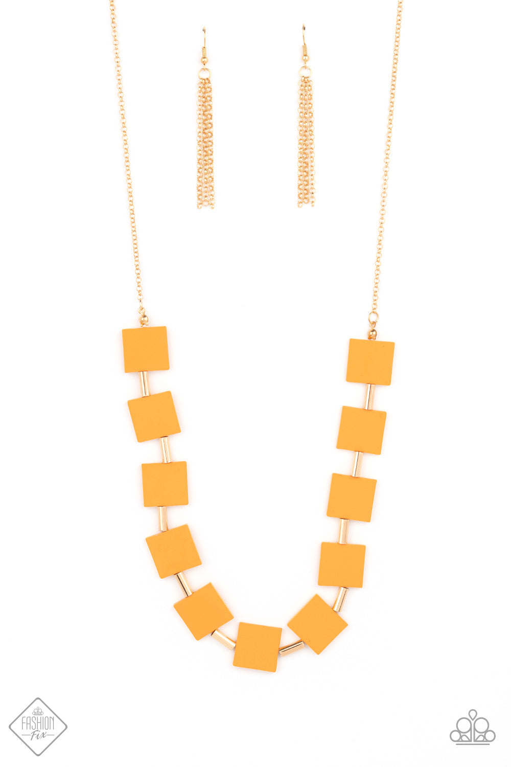 Paparazzi- Hello, Material Girl - Orange Necklace