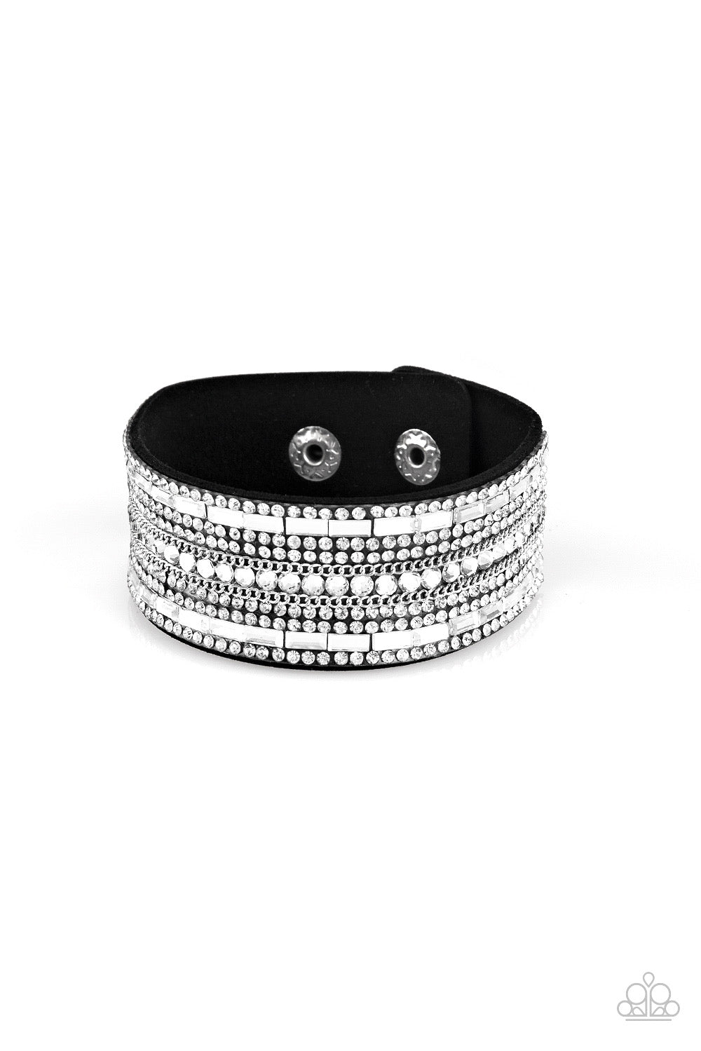 Paparazzi - Rebel Radiance - Black Bracelet