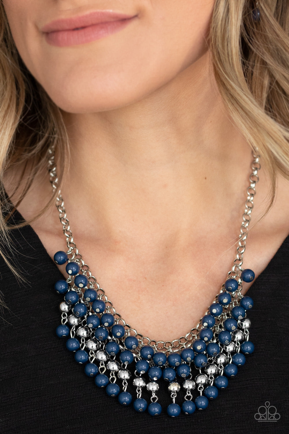 Paparazzi - Jubilant Jingle - Blue Necklace