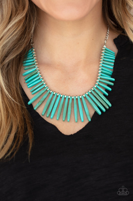 Paparazzi - Out of My Element Blue Necklace